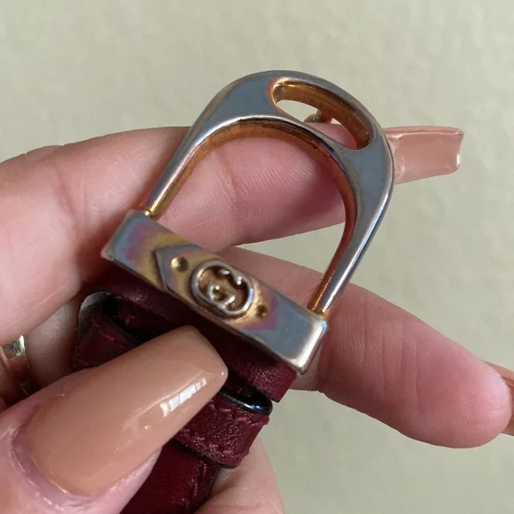 Gucci Maroon women’s belt - Picture 3 of 10